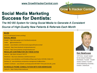The Essential Guide for Successfully Using Social Media to Generate More New Dentist Patients and Referrals