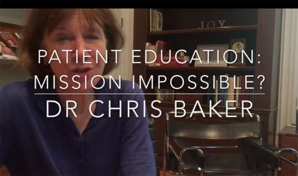 Patient Education: Mission Impossible? 