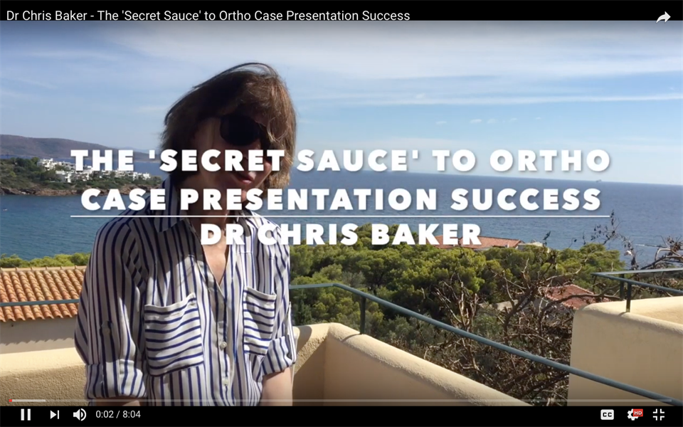 The 'Secret Sauce' to Ortho Case Presentation Success