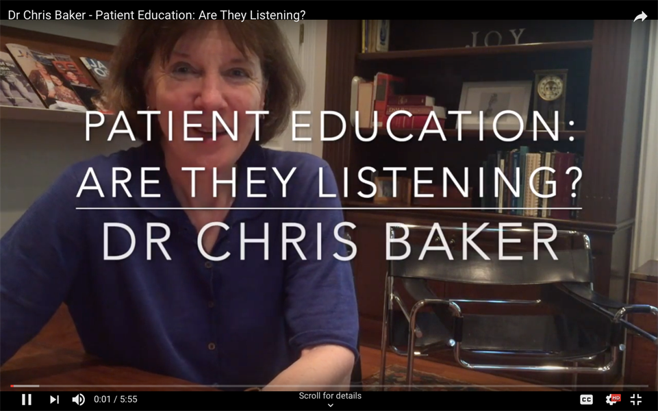 Patient Education: Are They Listening?