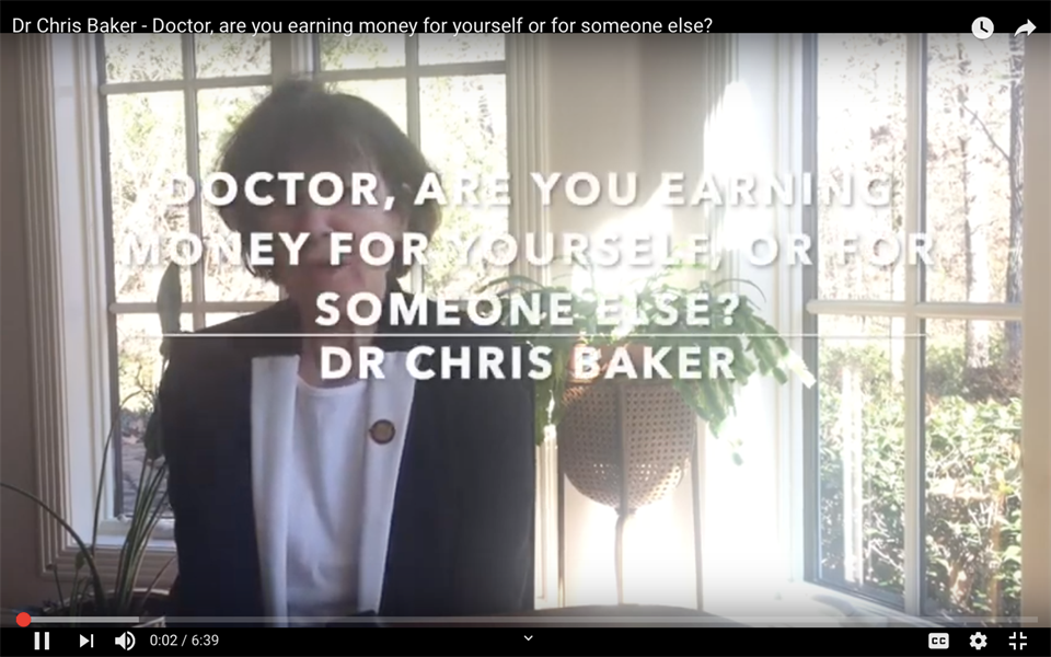 Doctor, are you earning money for yourself or for someone else?
