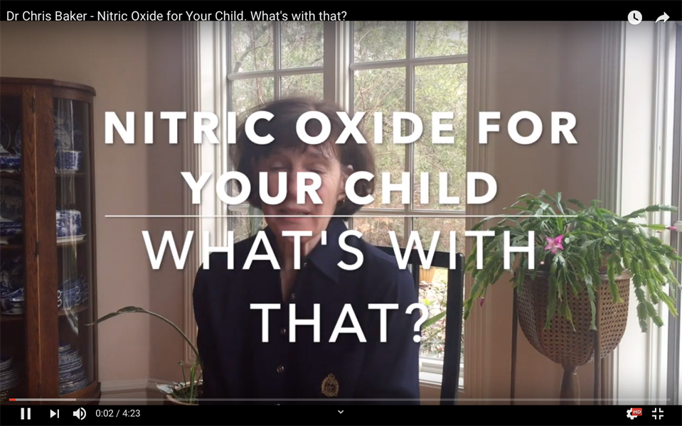 Nitric Oxide for your child. What's with that?