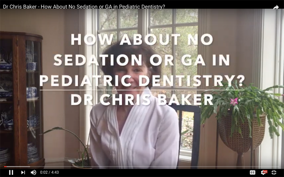 How About No Sedation or G.A. in Pediatric Dentistry?
