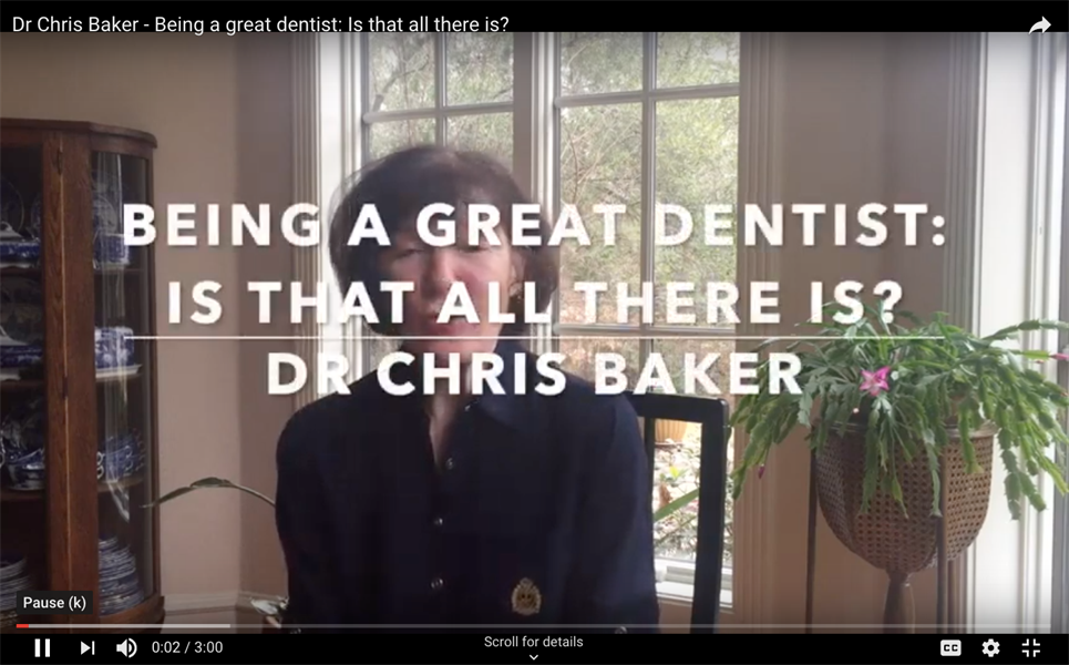 Being a Great Dentist: Is That All There Is?