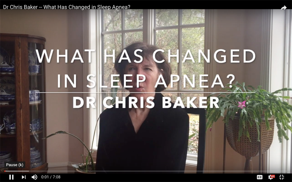 What Has Changed in Sleep Apnea?