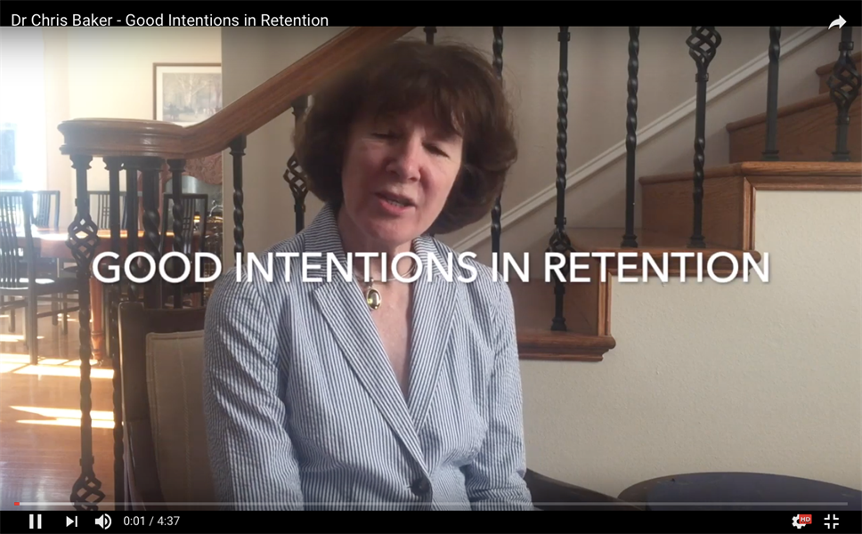 Good Intentions in Retention