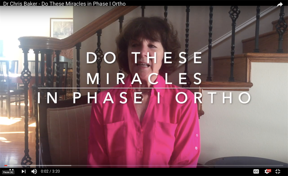 Do These Miracles in Phase I Ortho (You do not need to wait for all the adult teeth to come in)