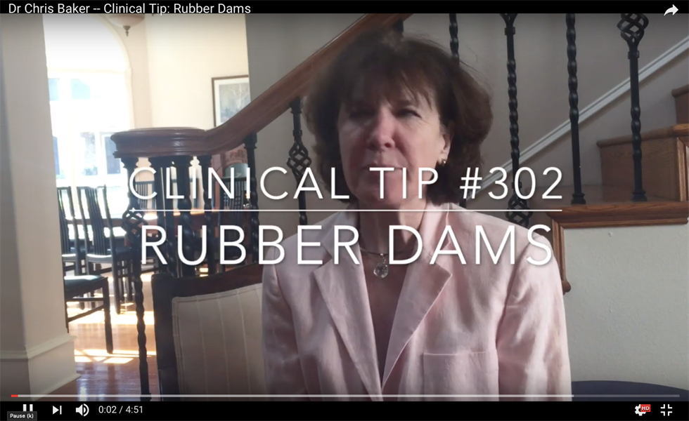 Clinical Tip #302: Rubber Dams