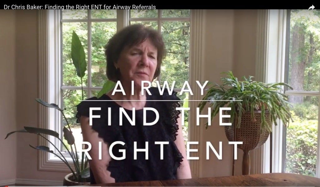 Finding the Right ENT for Airway Referrals