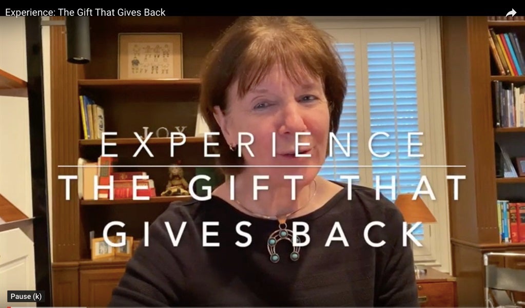 Experience: The Gift That Gives Back