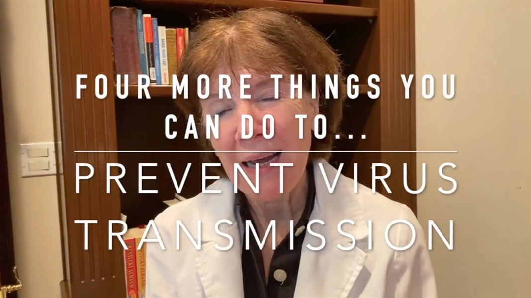 Four MORE Ways to Prevent Virus Transmission