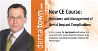 Dentaltown Learning Online....Avoidance and Management of Dental Implant Complications.... Recorded Live at the Cad Ray Symposium. By Dr. Jay Reznick 