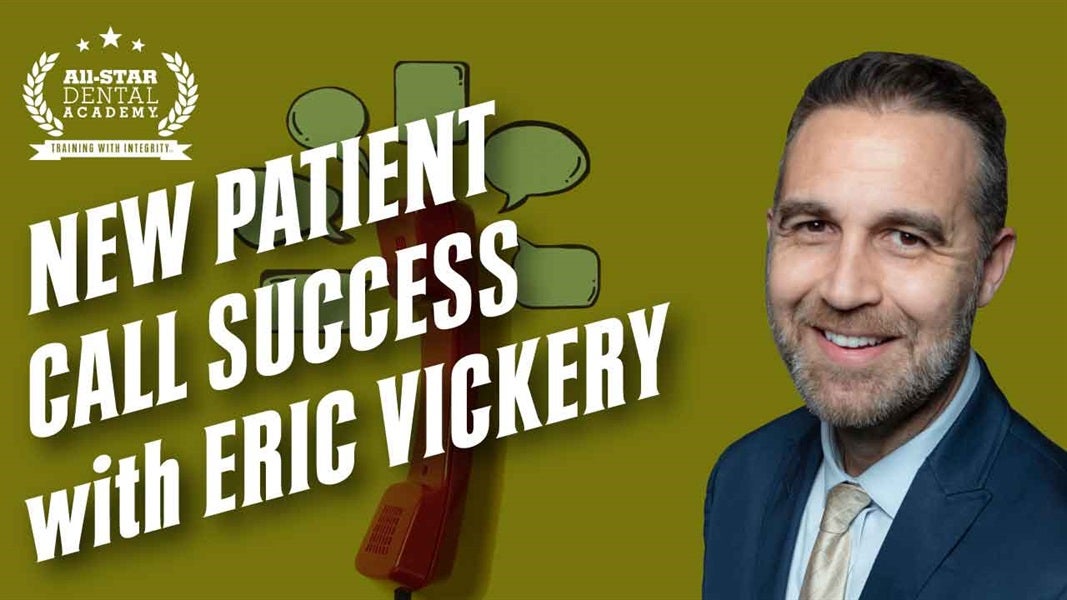 New Patient Phone Call Success with Eric Vickery