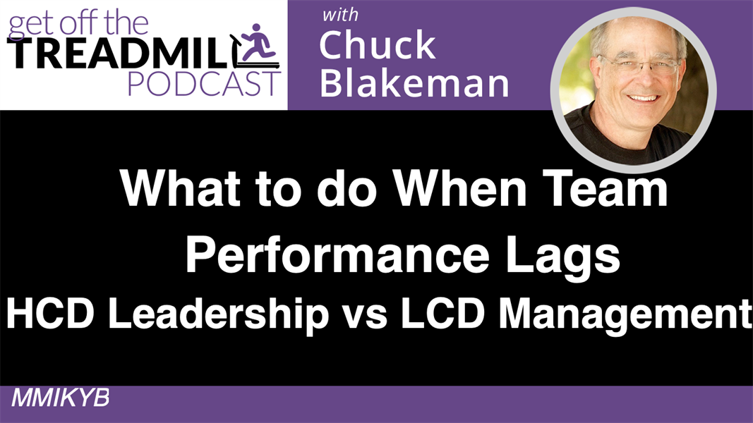 What to do When Team Performance Lags - HCD Leadership vs LCD Management
