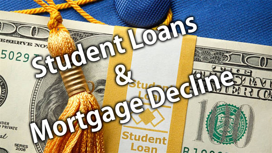 Student Loan Debt & Mortgage Decline