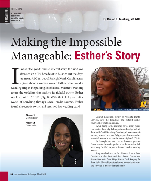 Making the Impossible Manageable - Esther's story 
