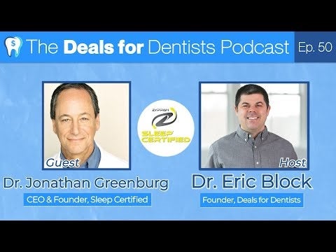 Episode #50: Dr. Jonathan Greenburg, CEO & Founder of Sleep Certified