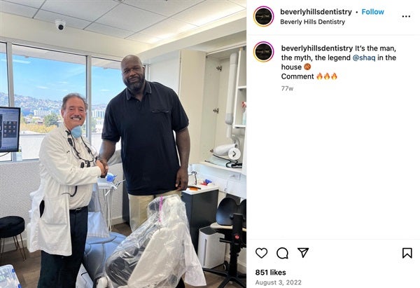 Celebrities Who Promote Their Dentists on Instagram