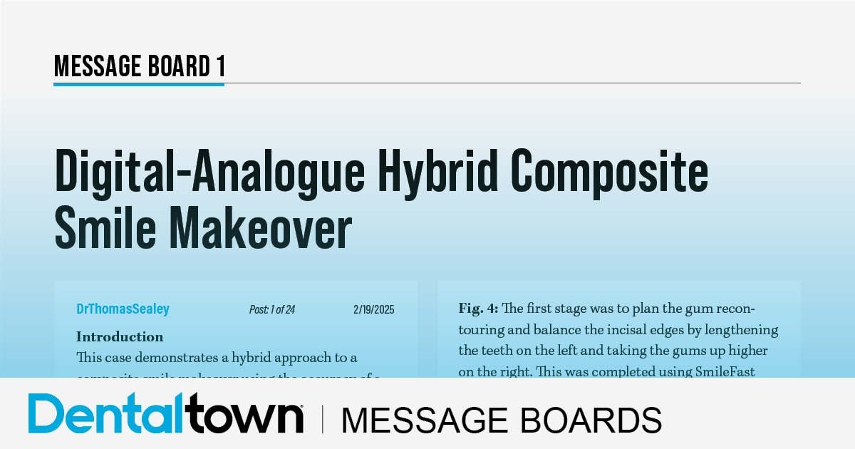 Digital-Analogue Hybrid Composite Smile Makeover